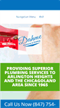 Mobile Screenshot of dahmeplumbing.com